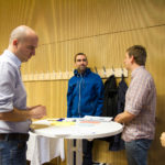 Group at the goals table