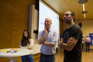 Group at the contents table