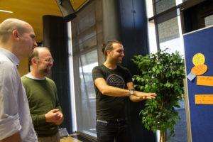 Group at the contents table